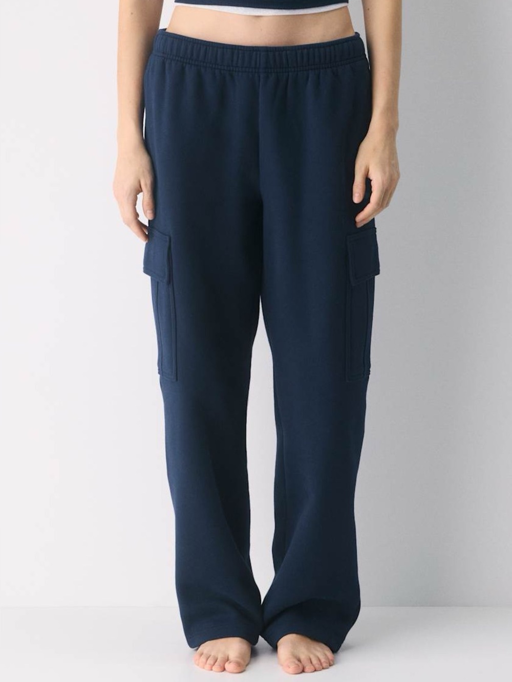 Aritzia Cozy Sweatfleece Mega Cargo™ Sweatpant Size M Admiral Navy